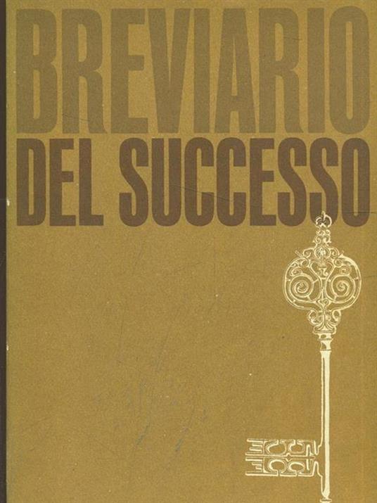 Breviario del successo - copertina