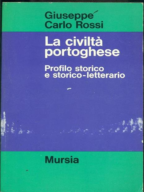 La civiltà portoghese - Giuseppe Rossi - copertina