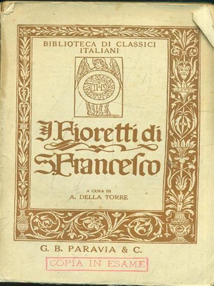 I fioretti di San Francesco - copertina