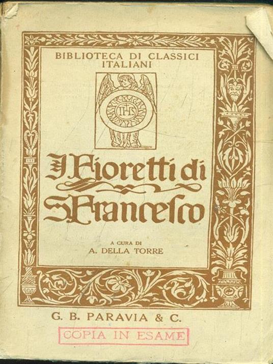 I fioretti di San Francesco - copertina