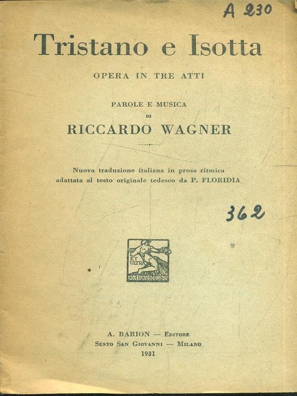 Tristano e Isotta