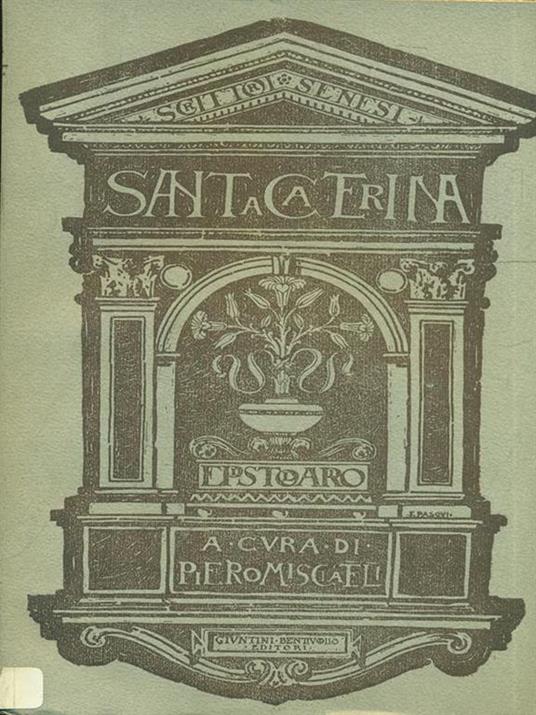 Epistolario Vol. 2 - Caterina da Siena (santa) - copertina