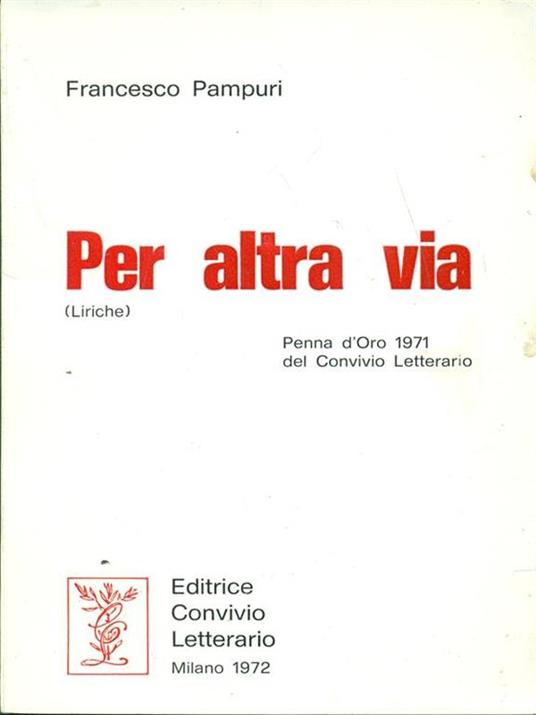 Per altra via - copertina