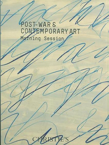 Post-war & contemorary art Morning session - copertina