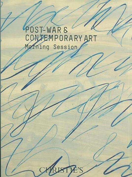 Post-war & contemorary art Morning session - copertina