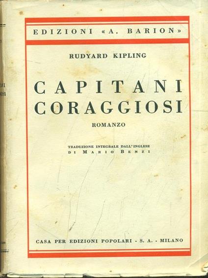 Capitani coraggiosi - Rudyard Kipling - copertina