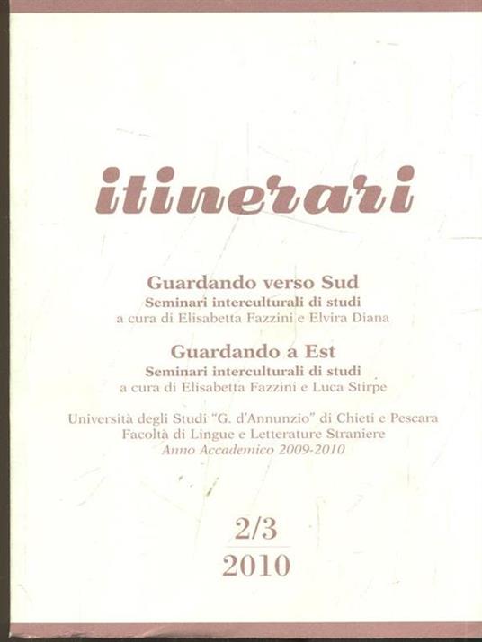 Itinerari n. 2-3/2010 - copertina