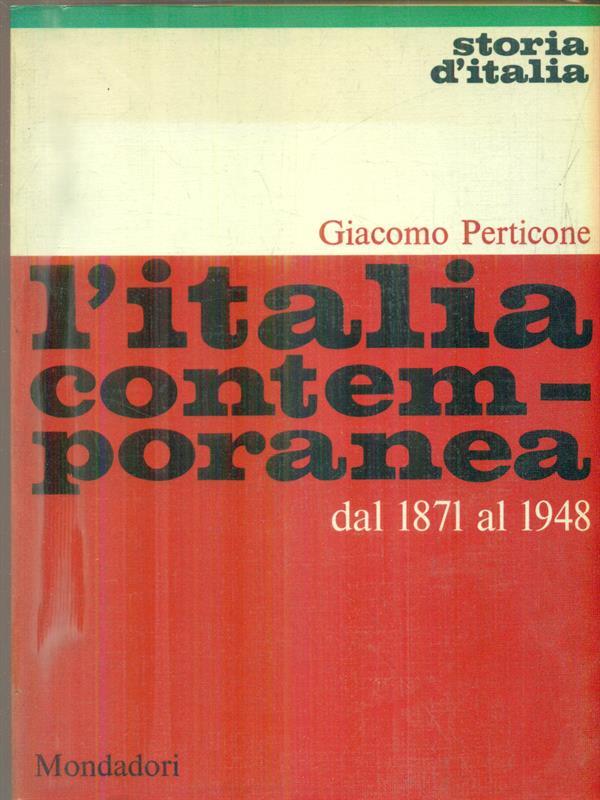 L' Italia contemporanea dal 1871 al 1948