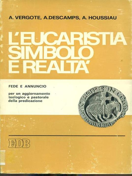 L' eucaristia simbolo e realta - copertina