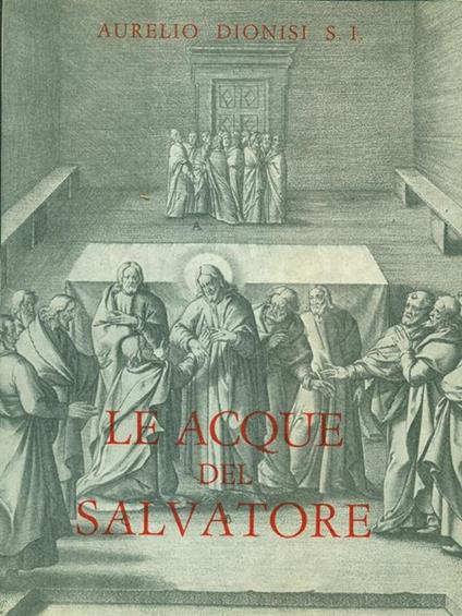 Le acque del Salvatore - Aurelio Dionisi - copertina