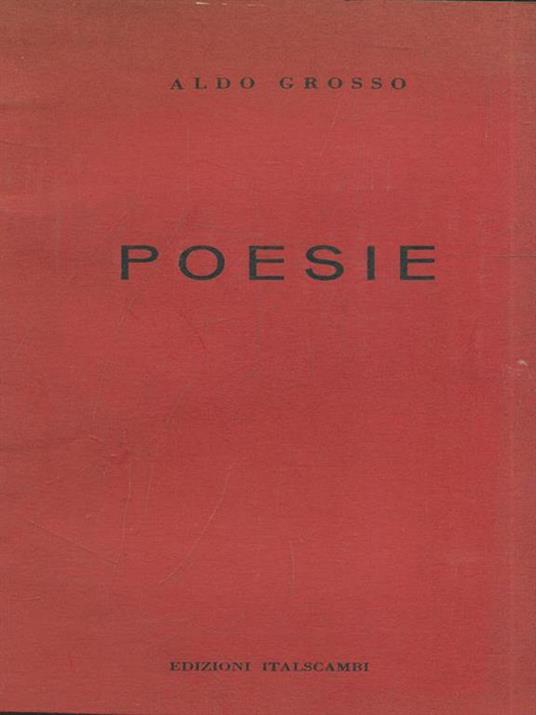 Poesie - Aldo Gross - copertina