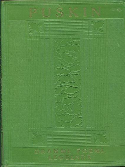 Drammi poemi leggende - Aleksandr Puskin - copertina
