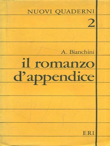 Il romanzo d'appendice - copertina