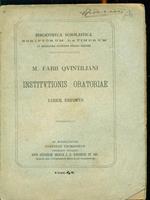 Institutionis Oratoriae. Liber decimus