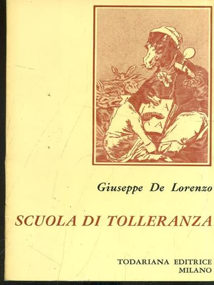 Scuola di tolleranza - copertina