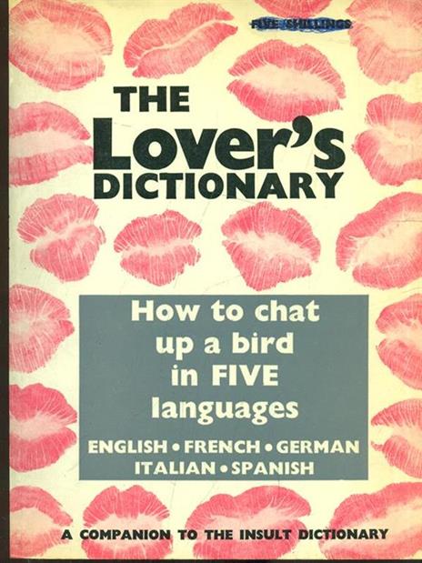 The lover's dictionnary - copertina