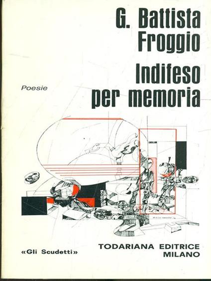 Indifeso per memoria - copertina