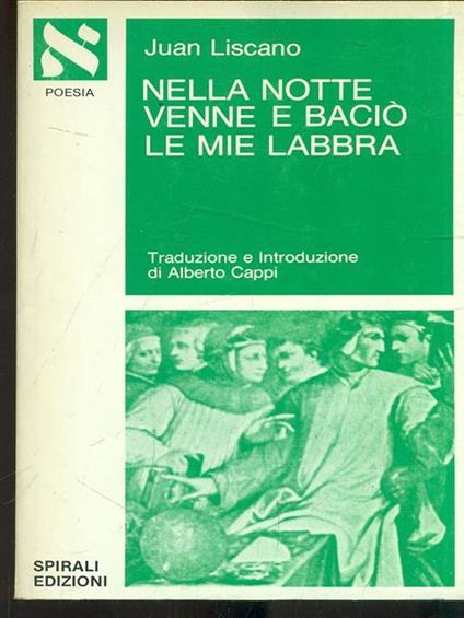 Nella notte venne e baciò lemie labbra - copertina