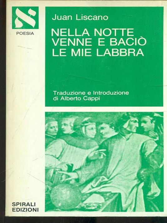Nella notte venne e baciò lemie labbra - copertina