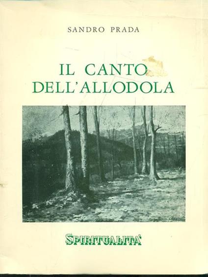 Il canto dell'allodola - Sandro Prada - copertina