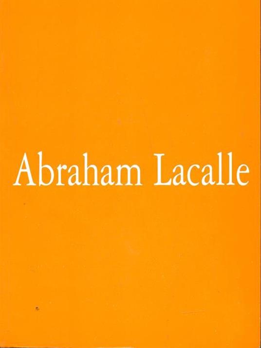 Abraham Lacalle - copertina
