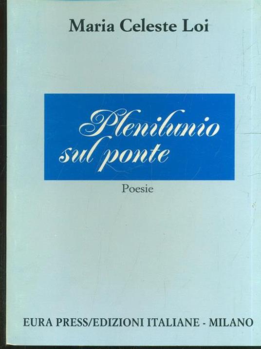 Plenilunio sul ponte - copertina