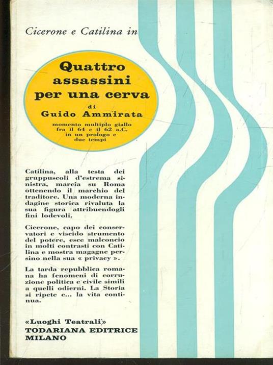 Quattro assassini per una cerva - copertina