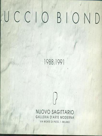 Uccio Biondi 1988-1991 - copertina