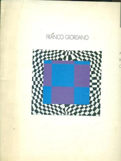 Franco Giordano - Achille Bonito Oliva - copertina