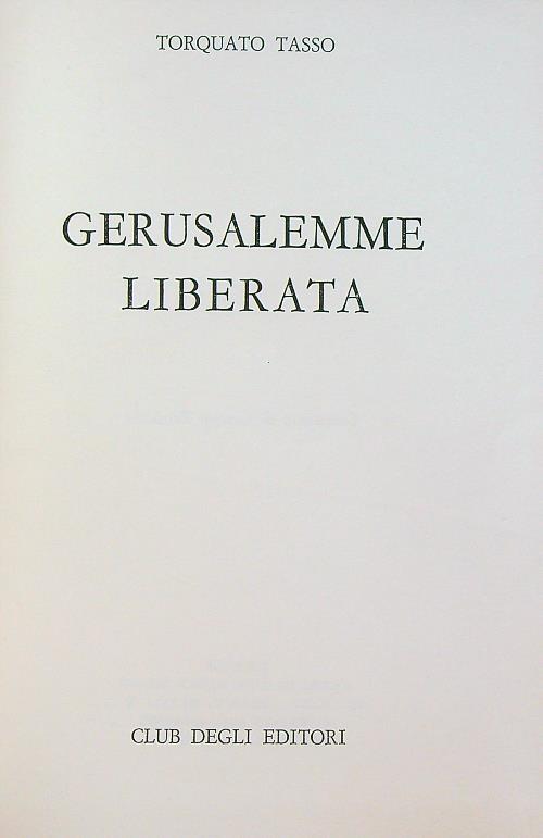 Gerusalemme Liberata