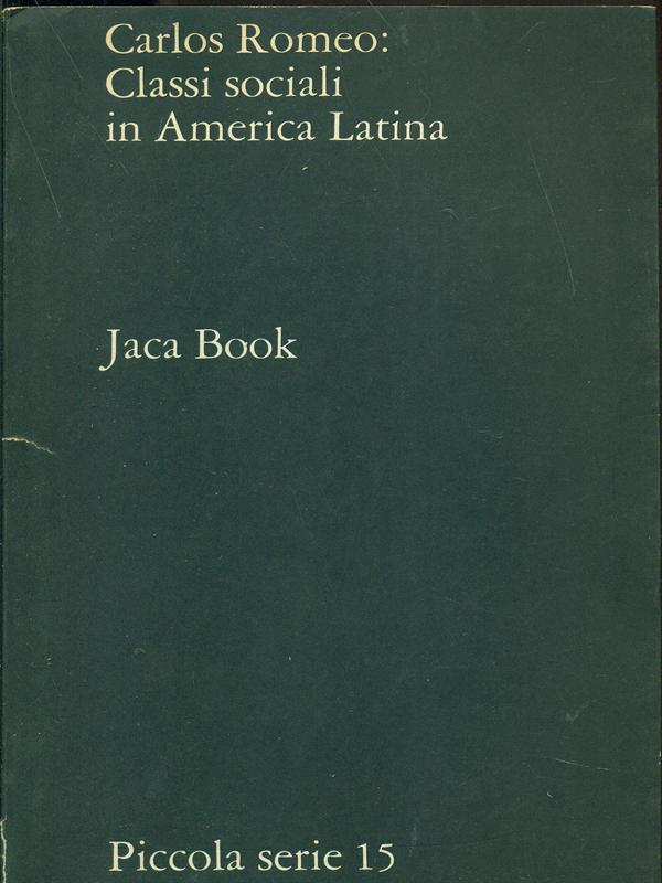 Classi sociali in America latina
