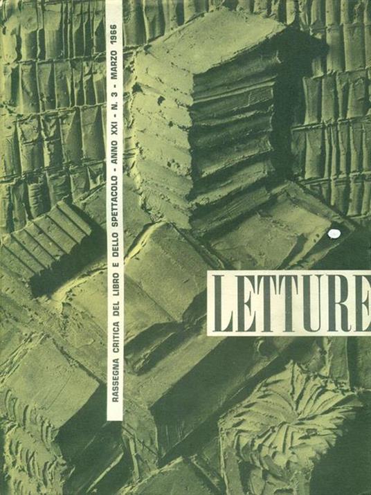 Letture n3/ marzo 1966 - copertina