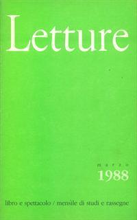 Letture marzo 1988 - 2