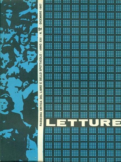 Letture 12/ dicembre 1967 - copertina