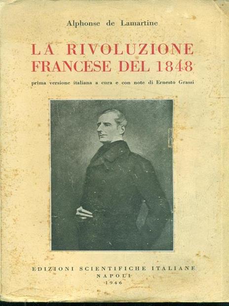La rivoluzione francese del 1848 - Alphonse de Lamartine - copertina