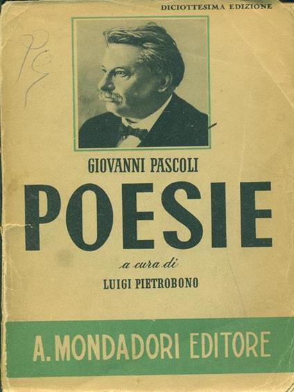 Poesie - Giovanni Pascoli - copertina