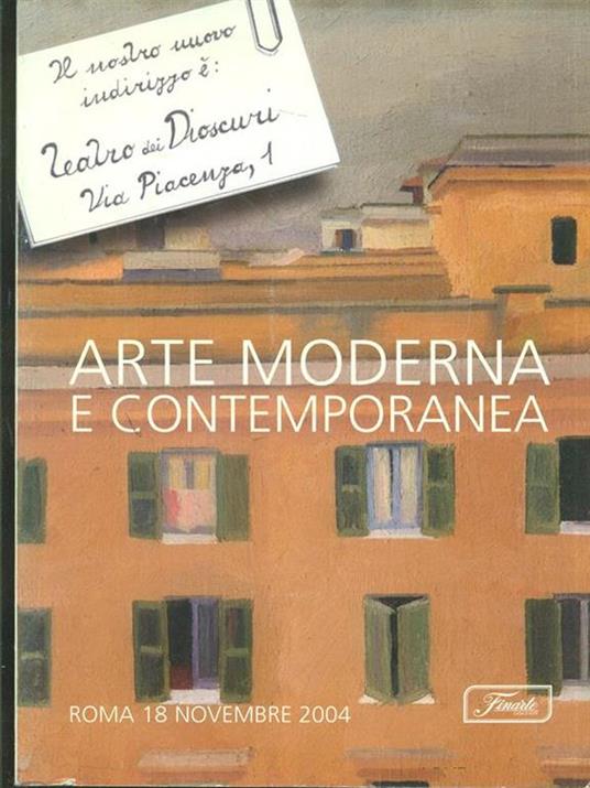 Arte moderna e contemporanea - copertina