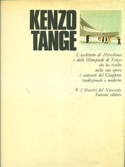 Kenzo Tange - Paolo Riani - copertina