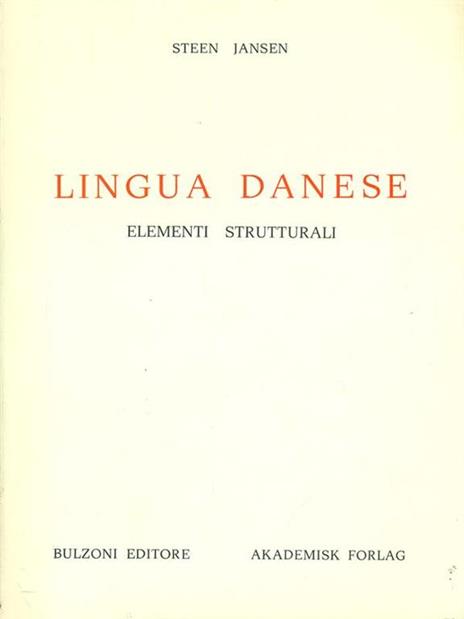Lingua danese - Steen Jansen - 2