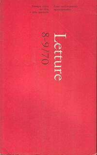 Letture 8-9/70 - 2