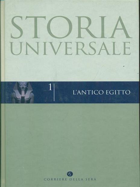 Storia Universale 1. L'antico egitto - copertina