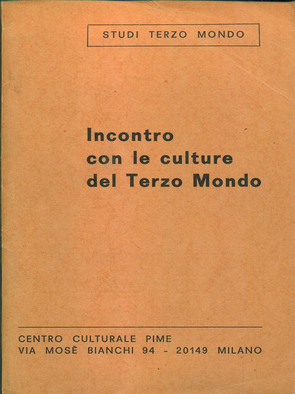 Incontro con le culture del TerzoMondo