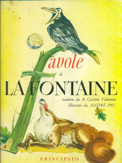 Favole - Jean de La Fontaine - copertina