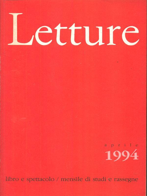 Letture aprile 1994