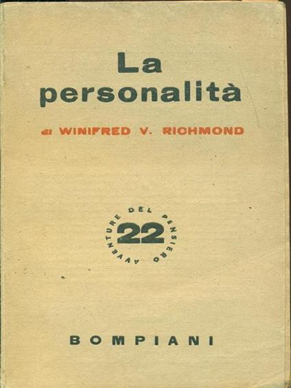La personalità - Winifred V. Richmond - copertina