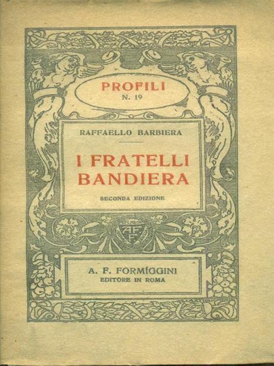 I fratelli Bandiera - Raffaello Barbiera - copertina
