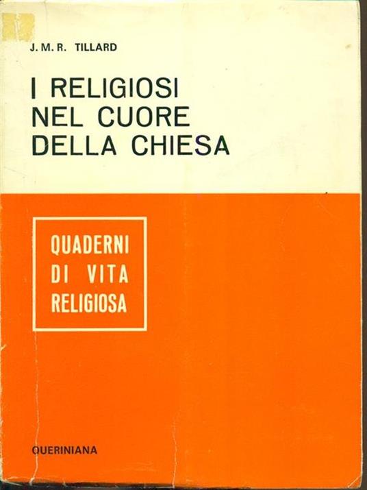 I religiosi nel cuore della Chiesa - copertina