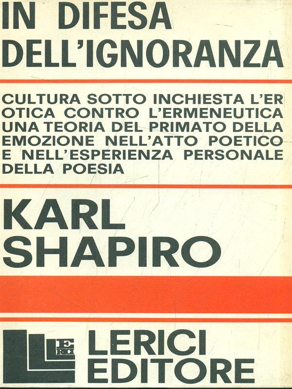 In difesa dell'ignoranza