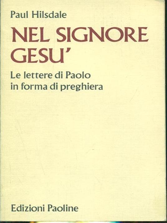 Nel Signore Gesu - Paul Hilsdale - copertina