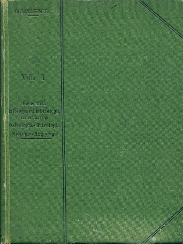 Compendio di anatomia dell'uomo vol.1